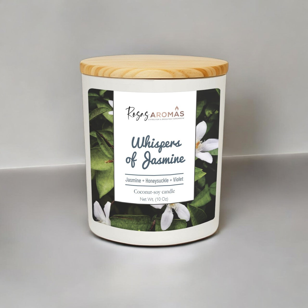 Whisper of Jasmine (10oz) – Rosas Aromas