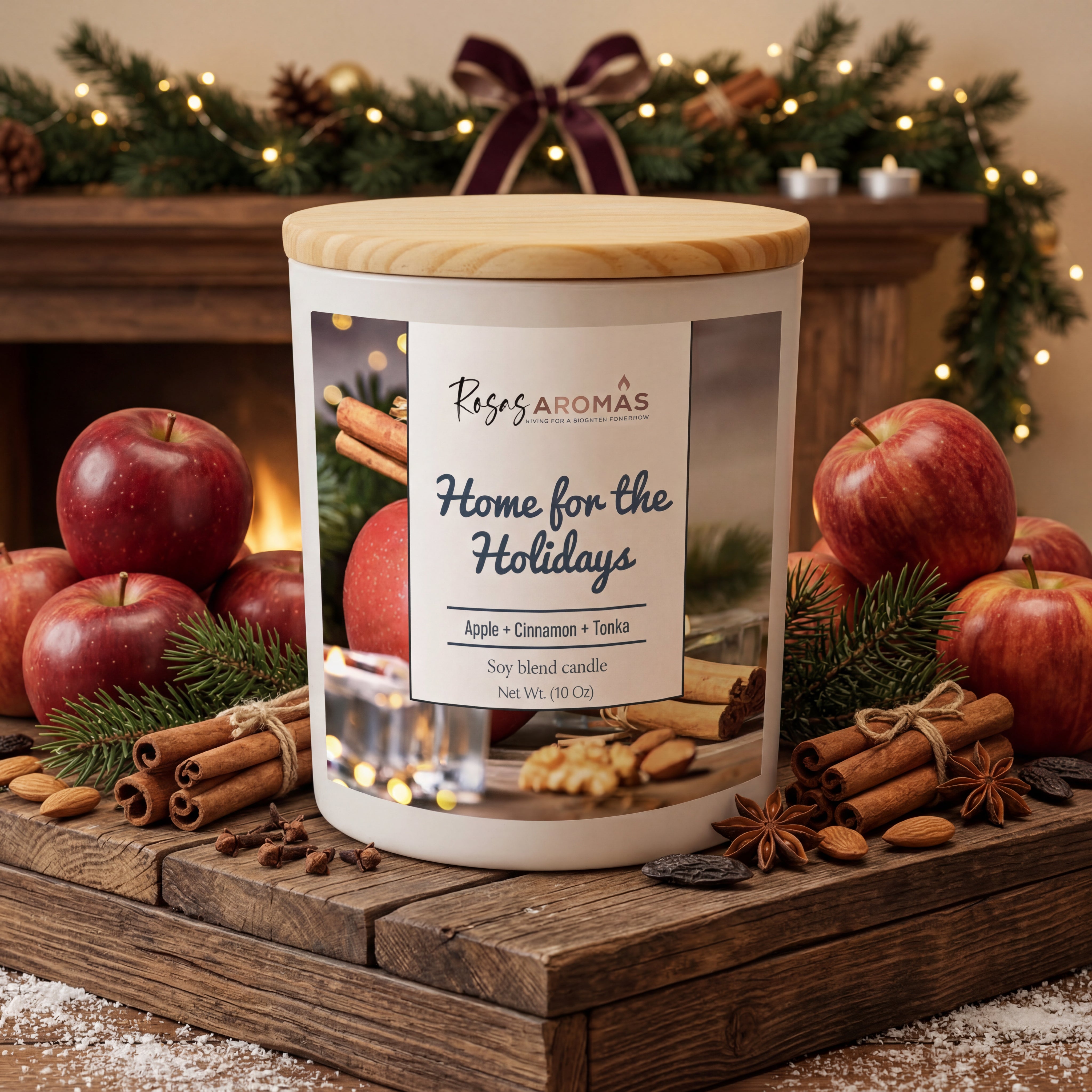 Home for the Holidays (10oz) – Rosas Aromas