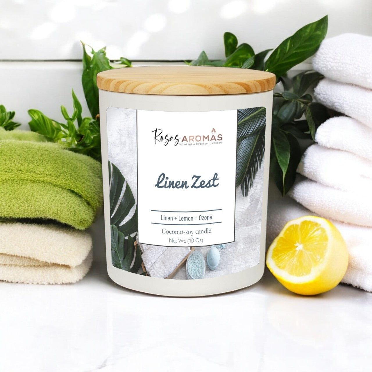 Linen Zest (10oz) – Rosas Aromas