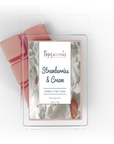 2.5oz wax melt, tart, clamshell, Strawberries & Cream
